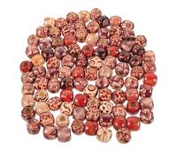 Vaguelly Perles en Bois pour Dreadlocks 100 Pièces Mix Couleur, Accessoires pour Femmes, Légères Et Polyvalentes, Bijoux Cheveux Africains, Projets Macramé Et Tressage Quotidients