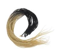 Vaguelly Perruques Synthétiques Accessoires Pour Cheveux Tressés Dreadlocks Perruques Cheveux Humains Postiche Synthétique Tresses Postiches à Reflets Droits Arc-en-ciel Bande De Cheveux