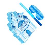 Vaguelly Pinata Château Suspendu Bleu Glacé Porte-bonbons Robuste avec Ouverture Facile Décoration de Fête Anniversaire Princesse Accessoire de Jeu pour Garçon Fille