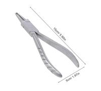 Vaguelly Pince à Lunettes Métal pour Réparation et Ajustement des Plaquettes de Nez Outil Compact et Portable pour Montures Accessoire Pratique pour Bricolage et Usage Professionnel