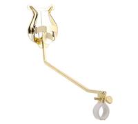 Vaguelly Pince à Lyre pour Cor D'harmonie en Métal Doré, Accessoire Compact Réduisant la Fatigue du Cou, pour Performances en Fanfare Scolaire