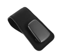 Vaguelly pince pare-soleil agrafe voiture intérieur monté Clip de lunettes de soleil pour visière clip de carte visière clip de billet de visière alliage d'aluminium Black