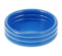 Vaguelly Piscine Miniature Modèle Piscine Enfant Piscine Jouets De Plage Piscines pour Jouets Maison De Poupée Miniature Décor De Plage Piscine Gonflable pour L'Extérieur Mini