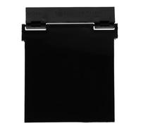 Vaguelly Plaque de Protection Plastique Noire pour Serrure à Empreinte Digitale 85 Modèles 104 X 86 CM Cache-Loquet Étanche Anti-Erreur pour Porte D’Entrée Accessoire de Montage