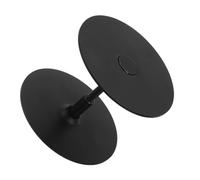 Vaguelly Plaque de Remplissage pour Trou de Porte en Acier Inoxydable 67 Mm Noire Cache-trou de Poignée de Porte et Extérieures Plaque Métallique de Recouvrement Pêne Dormant Vis 45 Mm