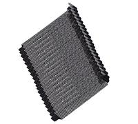 Vaguelly Plaque D'obturation Matx et ATX pour Boitier PC en Métal Noir Structure Mesh, Ventilation et Installation Facile pour Châssis D'ordinateur
