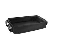 Vaguelly Plateau De Poussette Noir Organisateur Pratique Pour Garçon Fille Avec Support De Collations Et Porte-gobelet Accessoire De Voyage Pour Poussettes Légères Et Robustesse Sur