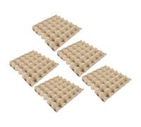 Vaguelly Plateaux à œufs en pâte à papier 5pcs 30 alvéoles, casier œuf carton réutilisable, rangement œufs frais pour cuisine et marché