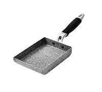 Vaguelly Poêle Rectangulaire Antiadhésive pour Omelette Maifanite Cuisinière Japonaise pour Tamagoyaki pour Œufs Pancakes et Sandwiches Compatible avec Plaques à Induction