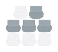 Vaguelly Poignées de Levage de Siège de Toilette Auto-Adhésives, Lot de 8, Poignée Pratique Antidérapante pour Releveur de Couvercle, Compatible, Hygiène et Confort pour Salle de Bain,