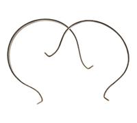 Vaguelly Poignées de Théière Lot de 2 Finition Soignée et Résistance Chaleur en Acier Inoxydable Or Poignées Compactes pour Accessoires de Thé