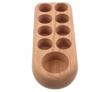 Vaguelly Présentoir Bois Massif pour Huiles Essentielles Compartiments Support Stable pour Bouteilles Parfums et Vernis à Ongles Organisateur Polyvalent pour Usage Domestique ou