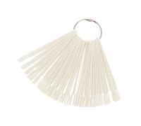 Vaguelly Présentoir Ongles Éventail avec Anneau Métallique Palette Faux Ongles pour Salon Formation Nail Art Affichage Vernis Accessoire Pratique Manucure