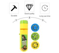 Vaguelly Projection Flashlight Toy for Educational Plaything with Changeable Slides Safe and Interactive Gift for Boys and