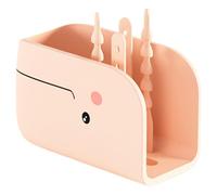 Vaguelly Protection de Robinet en Silicone pour Garçon et Filles Couvre-Robinet en Forme de Baleine Couleur Beige 1 Pièce Accessoire de Sécurité pour Bain de Bébé Compatible Plupart