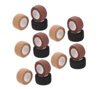 Vaguelly Protections Auto-adhésives pour Doigts UV Gel Vernis à Ongles 15 Pièces Coupe Standard Protection UV Manucure Maison et Salon Noir, Rose, Marron