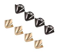 Vaguelly Protège-Chaussures Pointus, Protections métalliques pour Chaussures, Lot de 4 Paires, Protection Anti-Coups de Pied, Accessoires décoratifs Invisibles pour Talons Hauts
