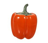 Vaguelly Pumpkin Shaped Ceramic Sugar Jar Airtight Storage Canister for Tea Candy and Beans and Decorative Home Kitchen Organizer