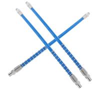 Vaguelly Rallonge de Tuyau Flexible de Graisse 3pcs Haute Pression en Résine Raccords pour Pistolet à Graisse Compatible M6/m8/m10/grande Taille/m14 Outil Kit