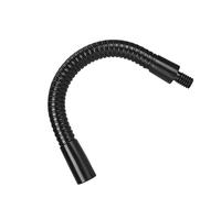 Vaguelly Rallonge pour Pied de Micro Tube Flexible, Support en Alliage Noir, Remplacement D’Accessoire pour Microphone Filaire