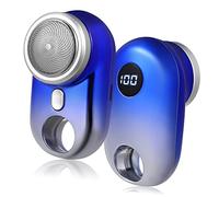 Vaguelly Rasoir électrique rasoir portable rasoir electrique portable manteau imperméable Rasoir rechargeable auto rasoirs électriques tondeuse mini-rasoir rasoir portatif abdos Sky-blue
