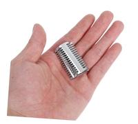 Vaguelly Rasoir Manuel de Zinc avec Double Peigne Ouvert Compatible Plupart des Manches de Rasoirs de pour Rasage et Robuste