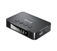 Vaguelly Récepteur Récepteur sans Fil Adaptateur pour Système Audio Adaptateur Audio sans Fil De Voiture Convertisseur Audio Pc Coupe-feu Haute Résistance Black