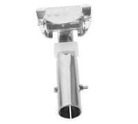 Vaguelly Remplacement de la tête de vadrouille Sec Bar Serrer Adaptateur serpillière balayette Tete de Balai Remplacements de têtes de vadrouille Pince de vadrouille Acier Inoxydable Silver