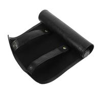 Vaguelly Sac de Voyage à Dés avec Organisateur de Dés Pliable PU Noir Sac de Rangement Pratique pour Jeux de Rôle et Dégâts Accessoire pour Amateurs de Jeux de Société