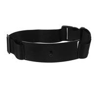 Vaguelly Sangle de Fixation Réglable pour Pad de Batterie sur Genou Support Solide en Métal et Tissu Noir Accessoire Portable pour Entraînement à Domicile en Studio Déplacement