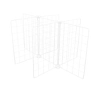 Vaguelly Séparateur Fine pour Robuste en 6 Compartiments Polyvalent et D'étagère Métallique Fer Blanc Structure la Rangement Cuisine et Garde-manger
