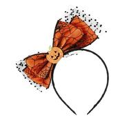 Vaguelly Serre-tête Halloween Original avec Citrouille et Chauve-souris Accessoire de Fête Léger et Confortable pour Déguisement de Soirée
