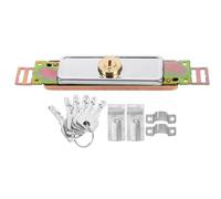 Vaguelly Serrure Verticale pour Porte de Garage à Enroulement Serrure Métallique Renforcée avec 6 Clés Verrou de Sécurité Antirouille pour Portes à Enroulement Installation