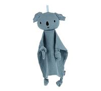 Vaguelly Serviette de Réconfort Bébé Double Coton 100% Doux Bleu Koala, Poupée Apaisante -né pour Sommeil et Câlins, Présent Douceur pour Nourrissons et Tout-petits