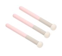 Vaguelly Set de 3 Pinceaux Correcteurs en Éponge Latex Blanc, Doux et Portable, pour Maquillage Sec et Humide, Accessoire Maquillage Femme Pratique Quotidien