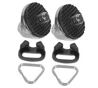 Vaguelly Set De Crochets Triangulaires pour Sangle De Caméra avec Vis De Fixation Anneaux De Remplacement Compatibles DSLR Et Hybrides Accessoire Pratique pour Attache Poignet Robuste