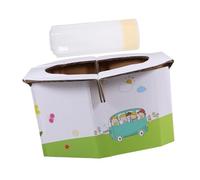 Vaguelly Siège De Pot Pliable Pour Garçon Et Filles Avec Paquet Jetables - Portable Léger Et Sûr - Siège De Toilette Bébé Pour Voyage Et Camping 10 Paquet De Remplacement
