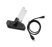 Vaguelly Station de Recharge Emplacements avec Lumière LED pour Manettes et Chargeur Portable USB Base Multifonction Compatible Gamepad