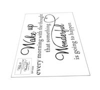 Vaguelly Sticker Mural Amovible avec Citation Motivante Anglais Décoration pour Bureau Salle de Yoga et Fitness Autocollant Décoratif pour Surfaces Lisses