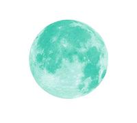Vaguelly Sticker Mural En Forme De Lune 40 Cm Phosphorescent Pour Décoration De Chambre