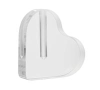 Vaguelly Support à Fleurs en Acrylique Transparent Support à Roses de Cœur Présentoir Décoratif pour Arrangement Floral Créatif et Romantique pour Offrir des Fleurs Décoration de Table