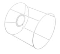 Vaguelly Support Anneau en Fer Blanc pour Abat-jour E27, Cadre Polyvalent pour Lampe de Table et Plafonnier, Design Industriel Moderne Adapté Bureau et Maison