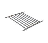 Vaguelly Support de Bûches Acier Renforcé pour Barbecue de Remplacement Antidérapante Acier pour Poêle à et Cheminée Dimensions Résistante Chaleur et Conception Antiflamme