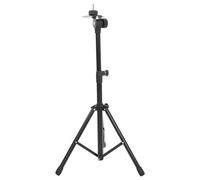 Vaguelly Support de cymbale Boom : Pad d'entraînement silencieux de 8 pouces avec support en métal réglable, matériel de batterie portable pour instruments de percussion pour débutants