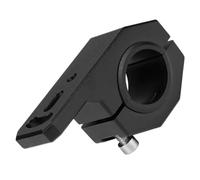 Vaguelly Support de Montage pour Barre LED Moto, Noir, Réglable | Installation Facile, Angles Ajustables, Alliage D’aluminium et Caoutchouc, pour Tubes Jusqu’à 3cm