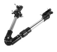 Vaguelly Support De Montagne Réglable Pour Parapluie Acier Inoxydable Support Multifonctionnel Pour Bicyclette Poussette Et Noir