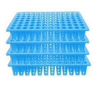Vaguelly Support de Tubes à essai 4 pièces : Support d'expérimentation Multifonctionnel à 96 emplacements pour Tubes à essai, flacons d'échantillons et conteneurs d'échantillons