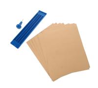 Vaguelly Tableau Braille Éducatif Lignes Cellules Avec Stylet Kit Écriture Braille Pour Apprentissage Et Pratique