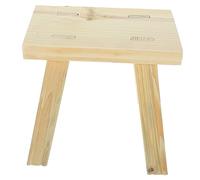 Vaguelly Tabouret en Massif pour Garçon Et 24x14.5x23 Cm Couleur Naturel Pratique Et Maison Bain Repose-Pieds pour Salon Tabouret Multi-usages
