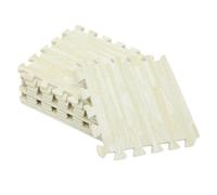 Vaguelly Tapis de Jeu Mousse Effet Bois Emboîtable pour Bébé, Épais 30x30x1 Cm, Eva Non Toxique, Tapis D’éveil pour Ramper, Salon et Chambre, Lot de 10 Pièces Bordures